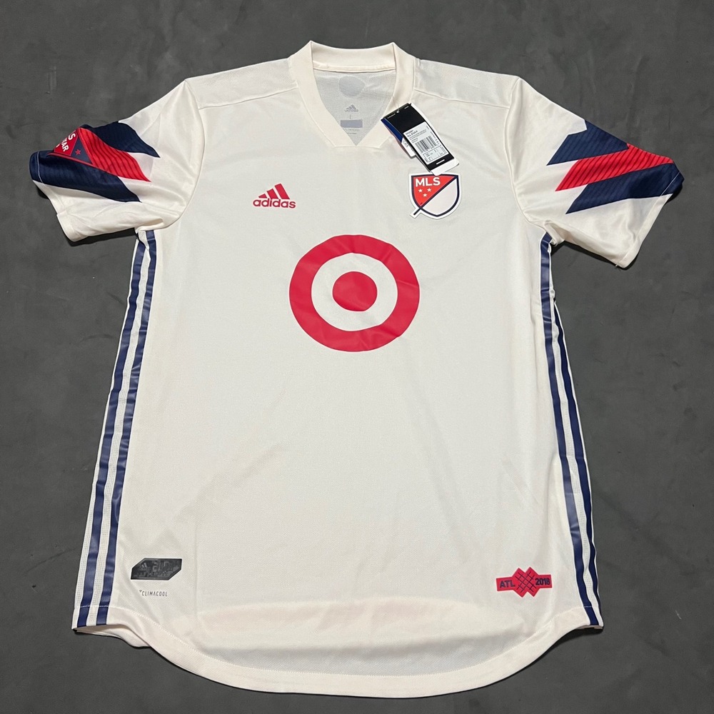 NWT Adidas MLS All Star Soccer Jersey Mens Large White DN2291 2018 Atlanta